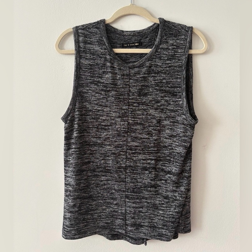 Rag & Bone Heathered Grey Tank Too, Size M